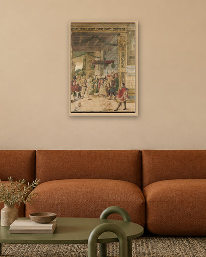 Renaissance Masters - Renaissance Masterpiece No. 139 - oak frame in a room