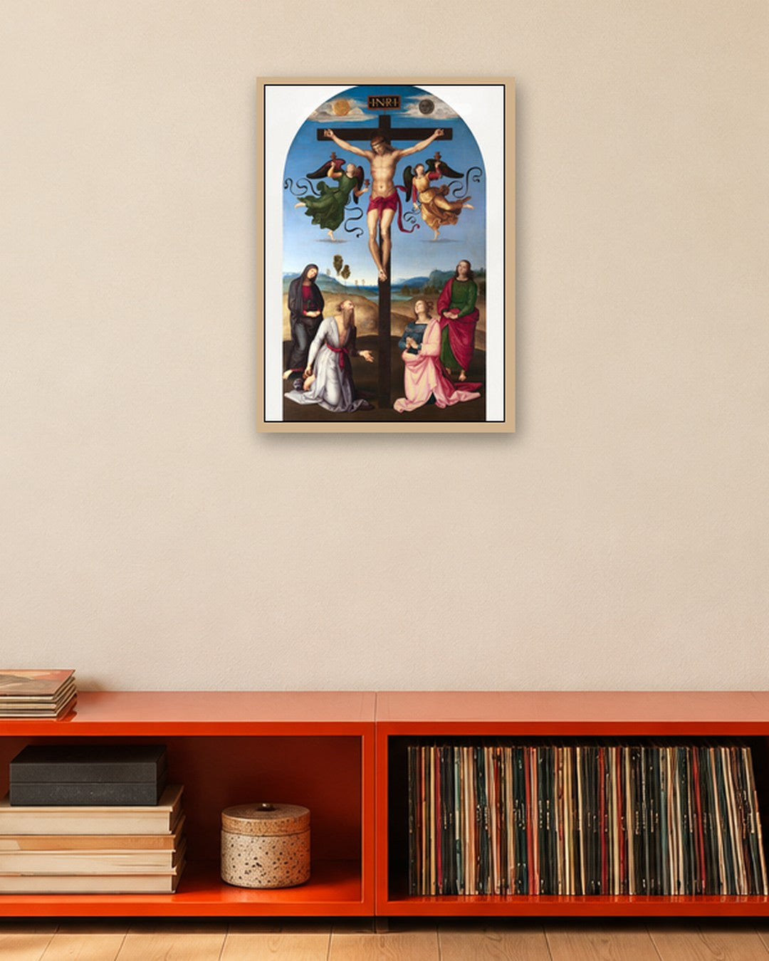 Renaissance Masters - Renaissance Masterpiece No. 324 - oak frame in a room