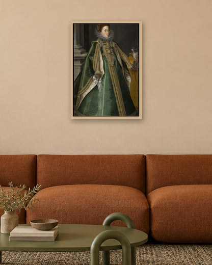 Renaissance Masters - Renaissance Masterpiece No. 100 - oak frame in a room