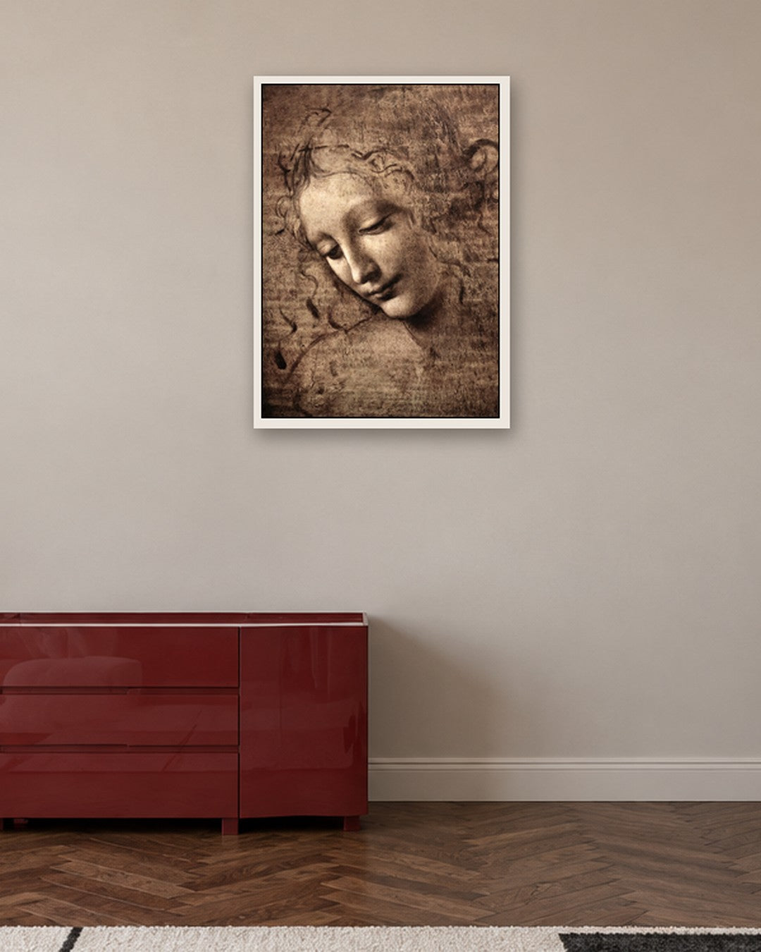 Renaissance Masters - Renaissance Masterpiece No. 332 - white frame in a room