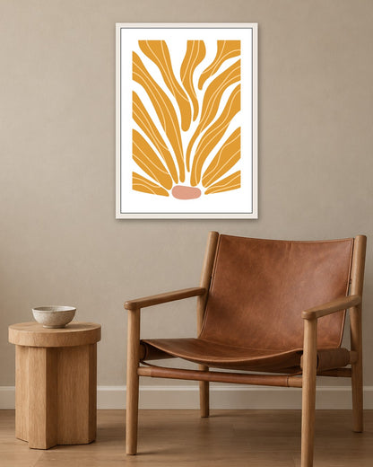 SENT Studio - Organic Cut-out No. 3 - white frame in a room