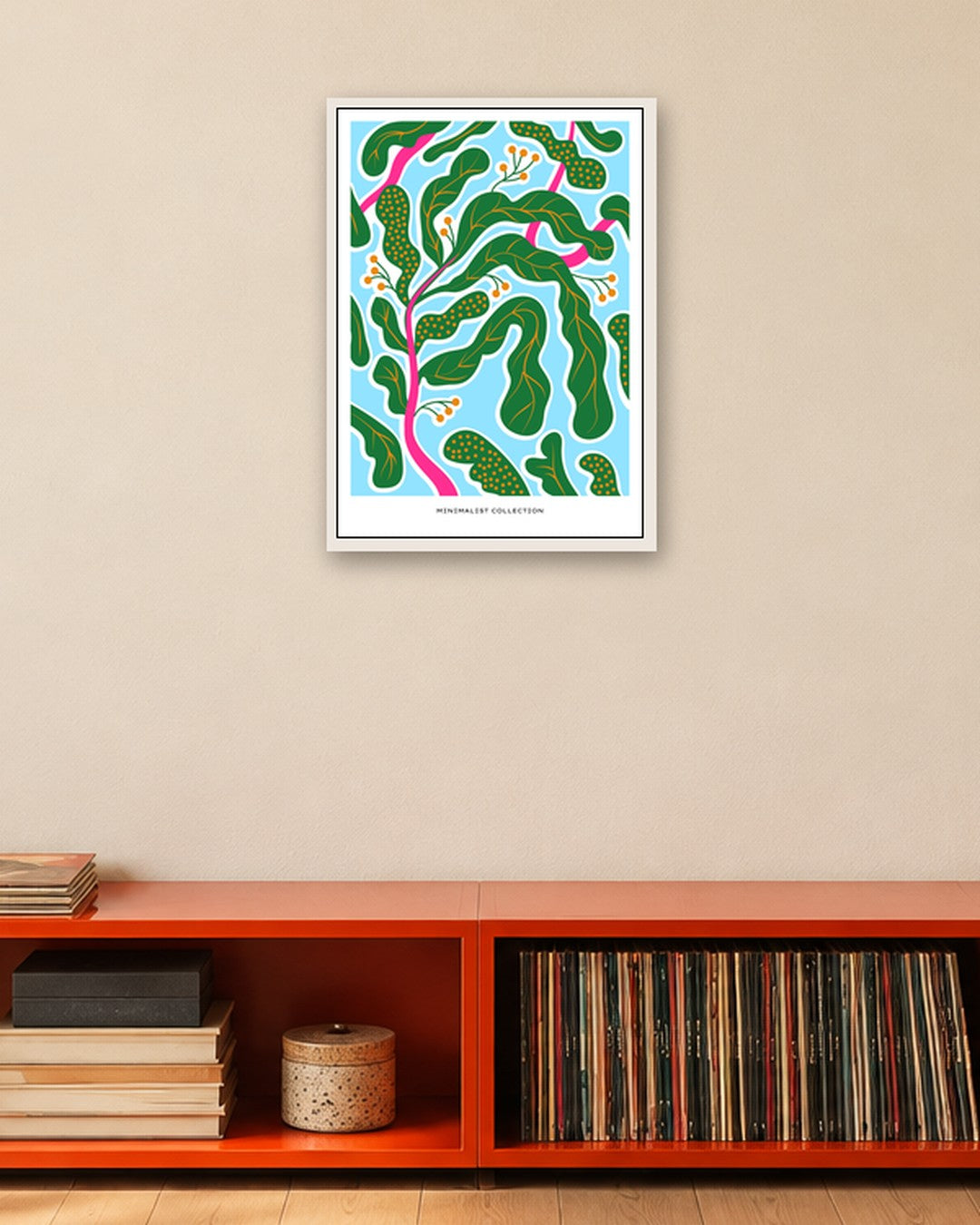 SENT Studio - Aesthetic Poster No. 39 - white frame in a room