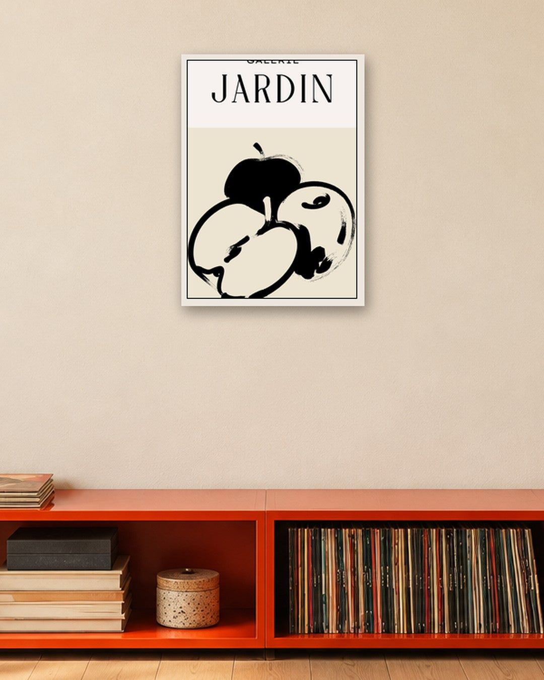 SENT Studio - Bohemian Poster No. 1 - white frame in a room
