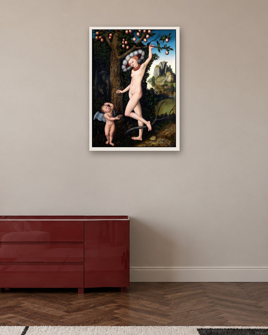 Renaissance Masters - Renaissance Masterpiece No. 274 - white frame in a room