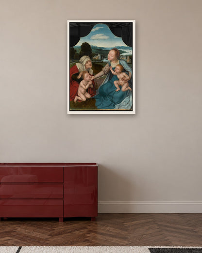 Renaissance Masters - Renaissance Masterpiece No. 96 - white frame in a room