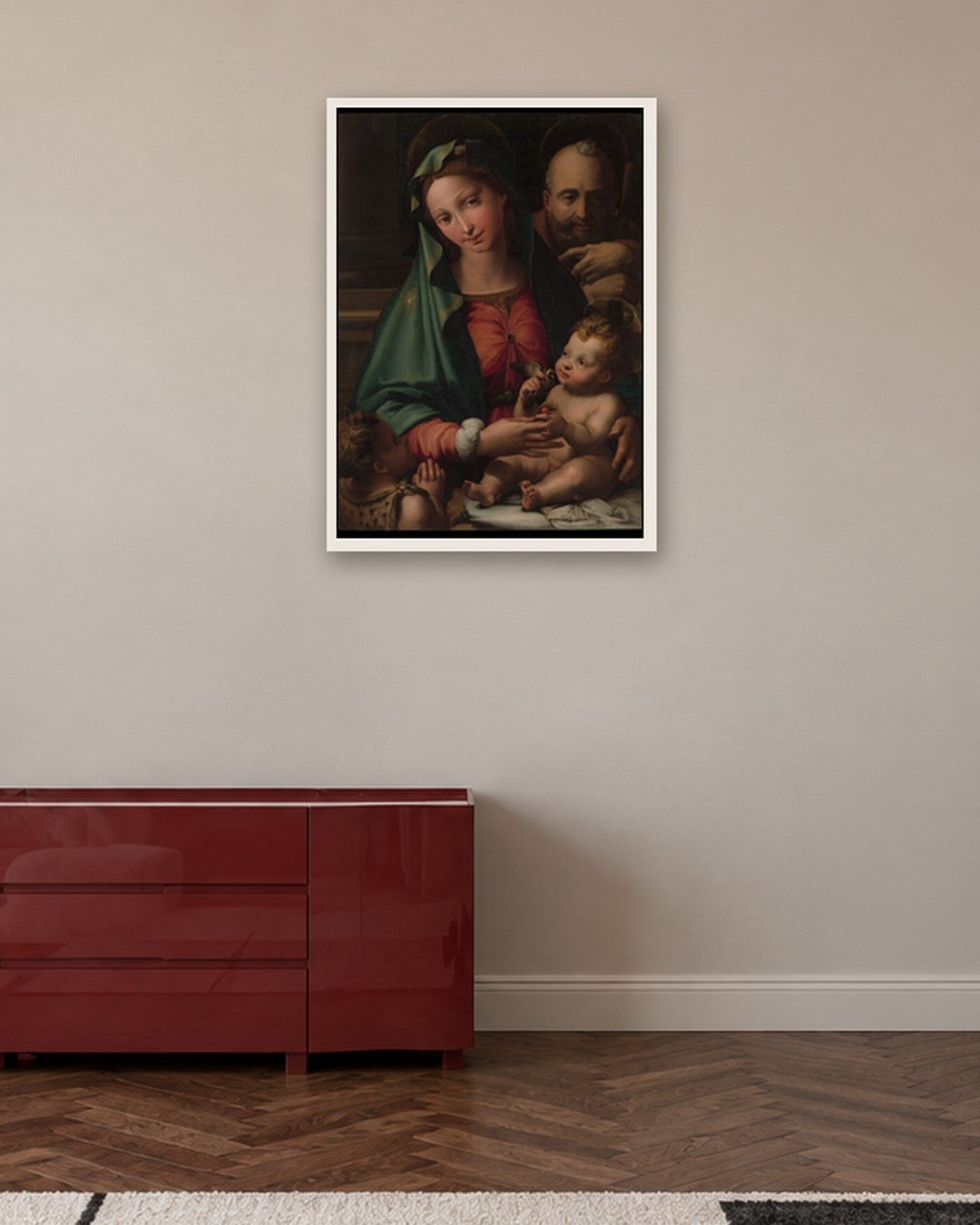 Renaissance Masters - Renaissance Masterpiece No. 117 - white frame in a room
