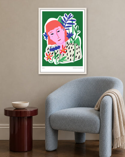 SENT Studio - Aesthetic Poster No. 10 - white frame in a room