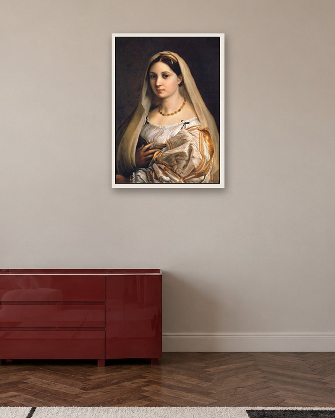 Renaissance Masters - Renaissance Masterpiece No. 317 - white frame in a room