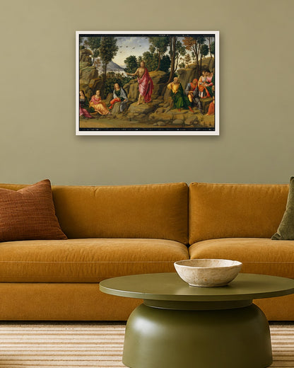 Renaissance Masters - Renaissance Masterpiece No. 160 - white frame in a room