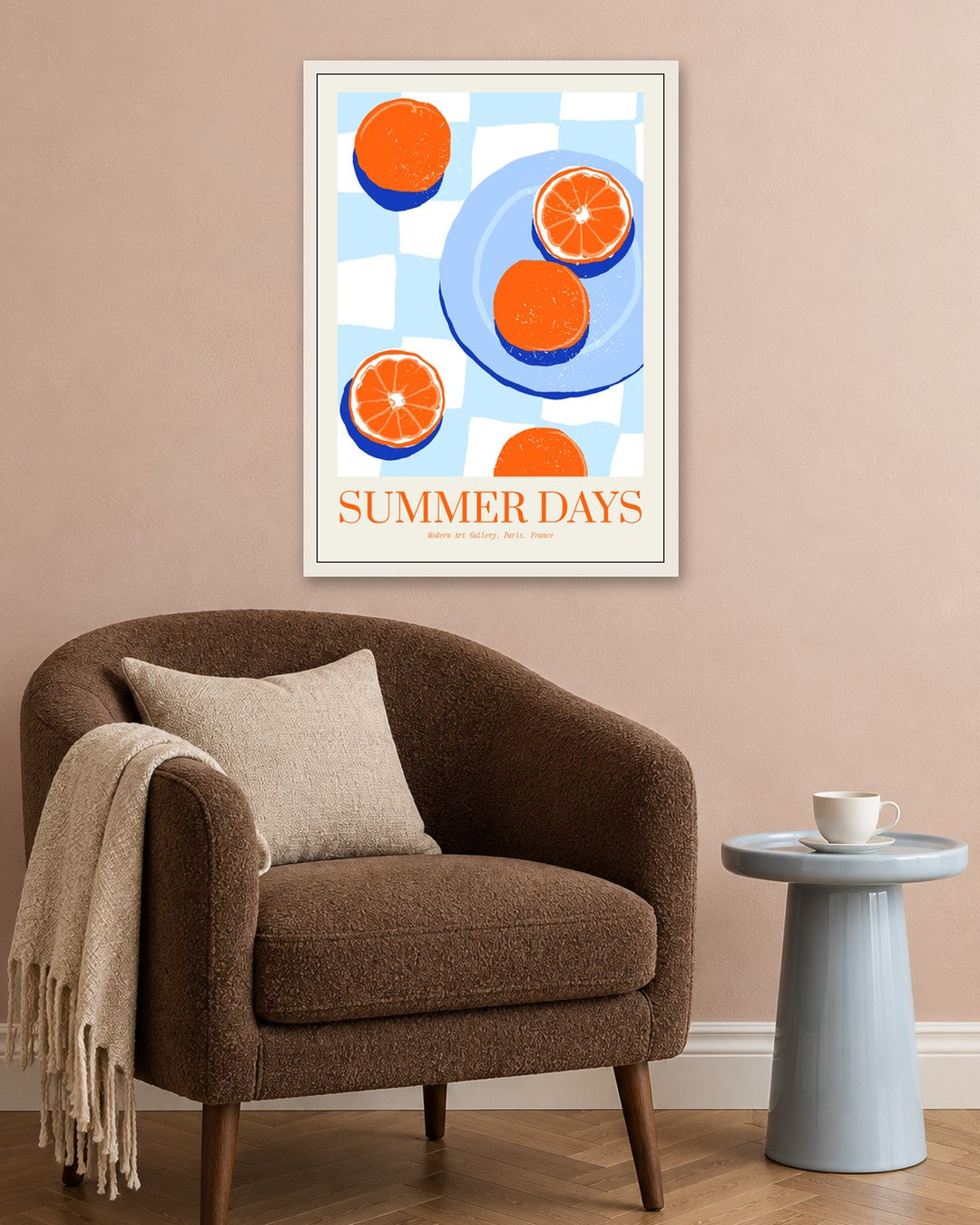 SENT Studio - Cravings Poster No. 14 - white frame in a room