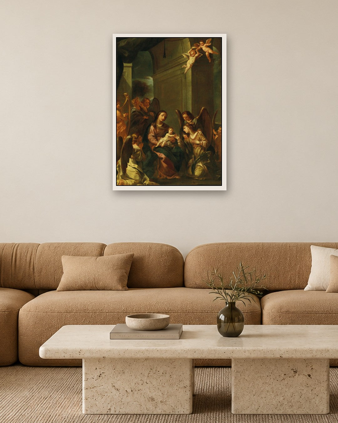Renaissance Masters - Renaissance Masterpiece No. 413 - white frame in a room