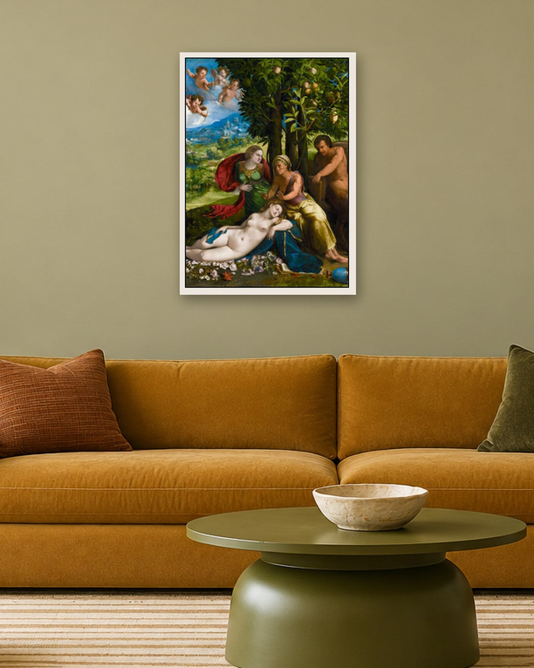 Renaissance Masters - Renaissance Masterpiece No. 266 - white frame in a room