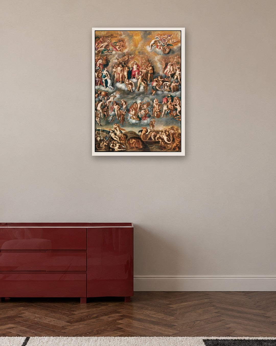 Renaissance Masters - Renaissance Masterpiece No. 412 - white frame in a room