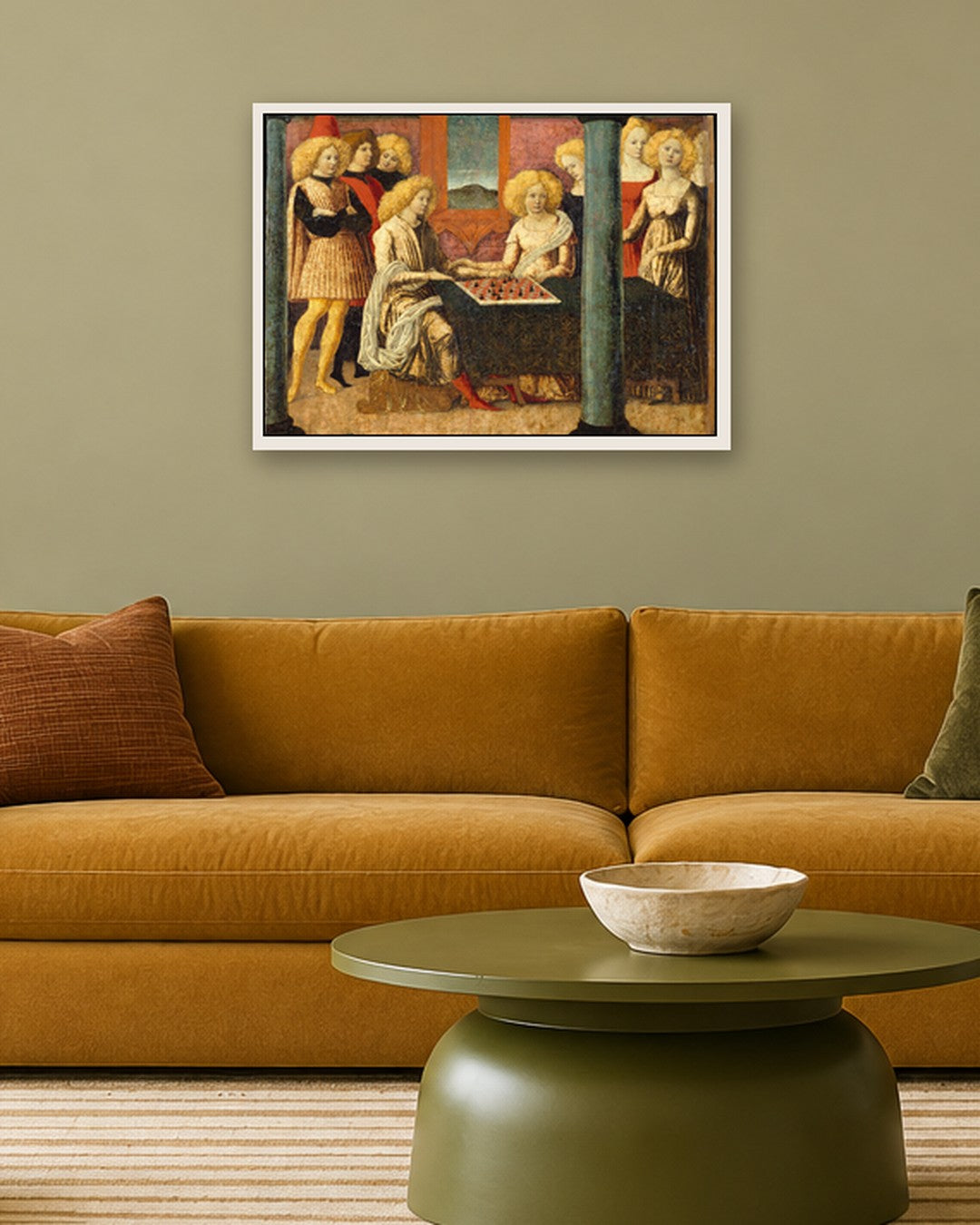 Renaissance Masters - Renaissance Masterpiece No. 135 - white frame in a room