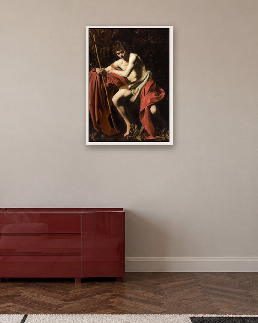 Renaissance Masters - Renaissance Masterpiece No. 254 - white frame in a room