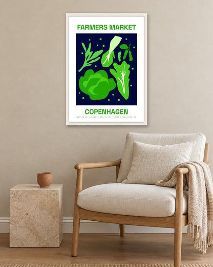 SENT Studio - Artistic Poster No. 18 - white frame in a room