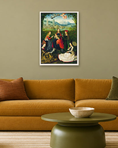 Renaissance Masters - Renaissance Masterpiece No. 402 - white frame in a room