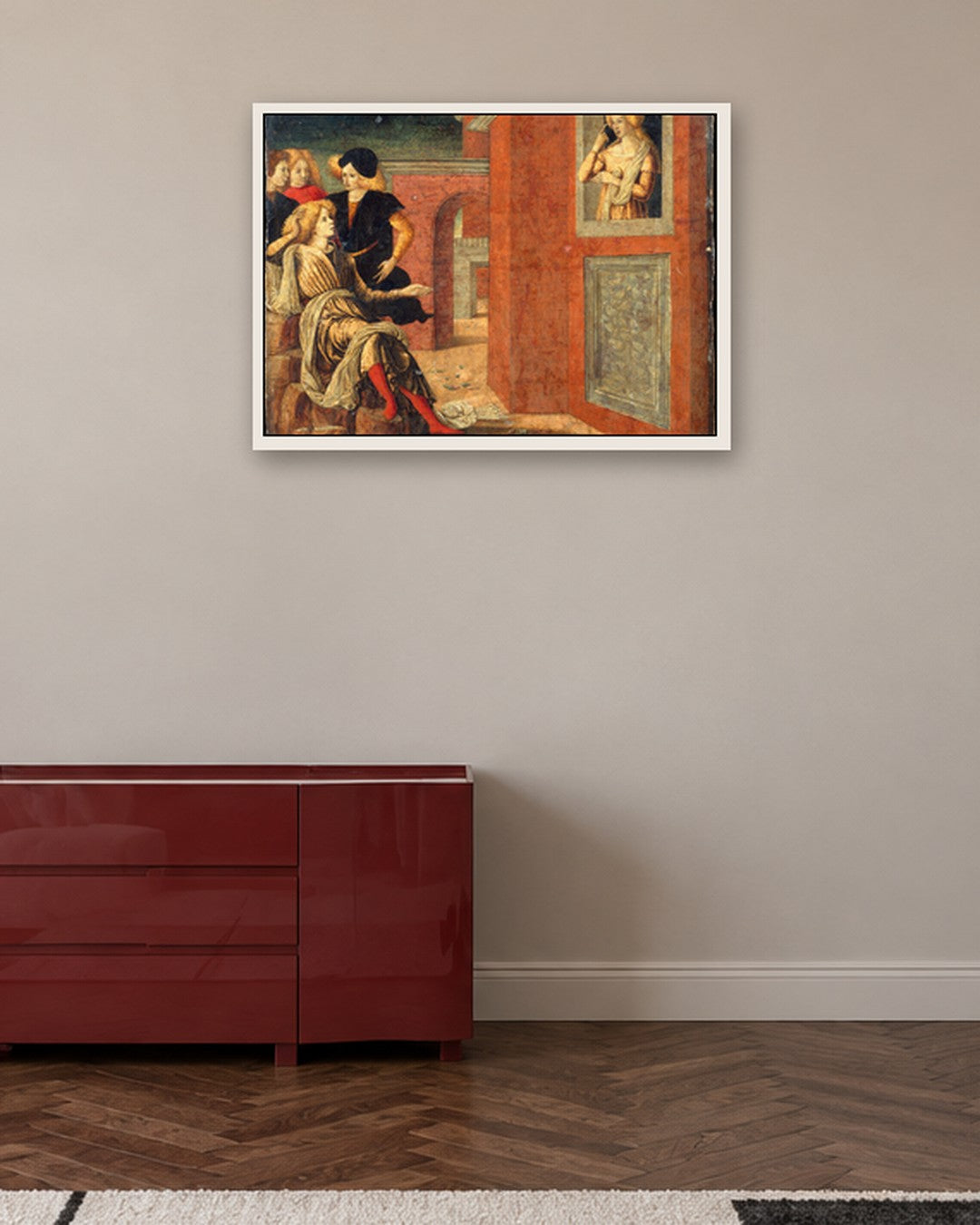 Renaissance Masters - Renaissance Masterpiece No. 136 - white frame in a room