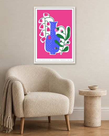 SENT Studio - Aesthetic Poster No. 44 - white frame in a room
