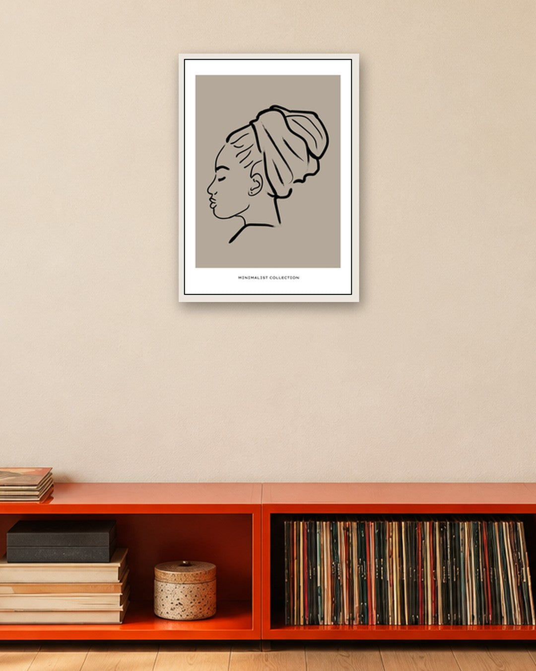 SENT Studio - Bohemian Poster No. 76 - white frame in a room