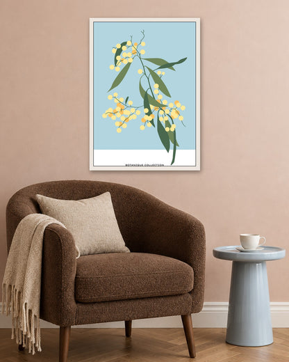 SENT Studio - Botanical Poster No. 10 - white frame in a room