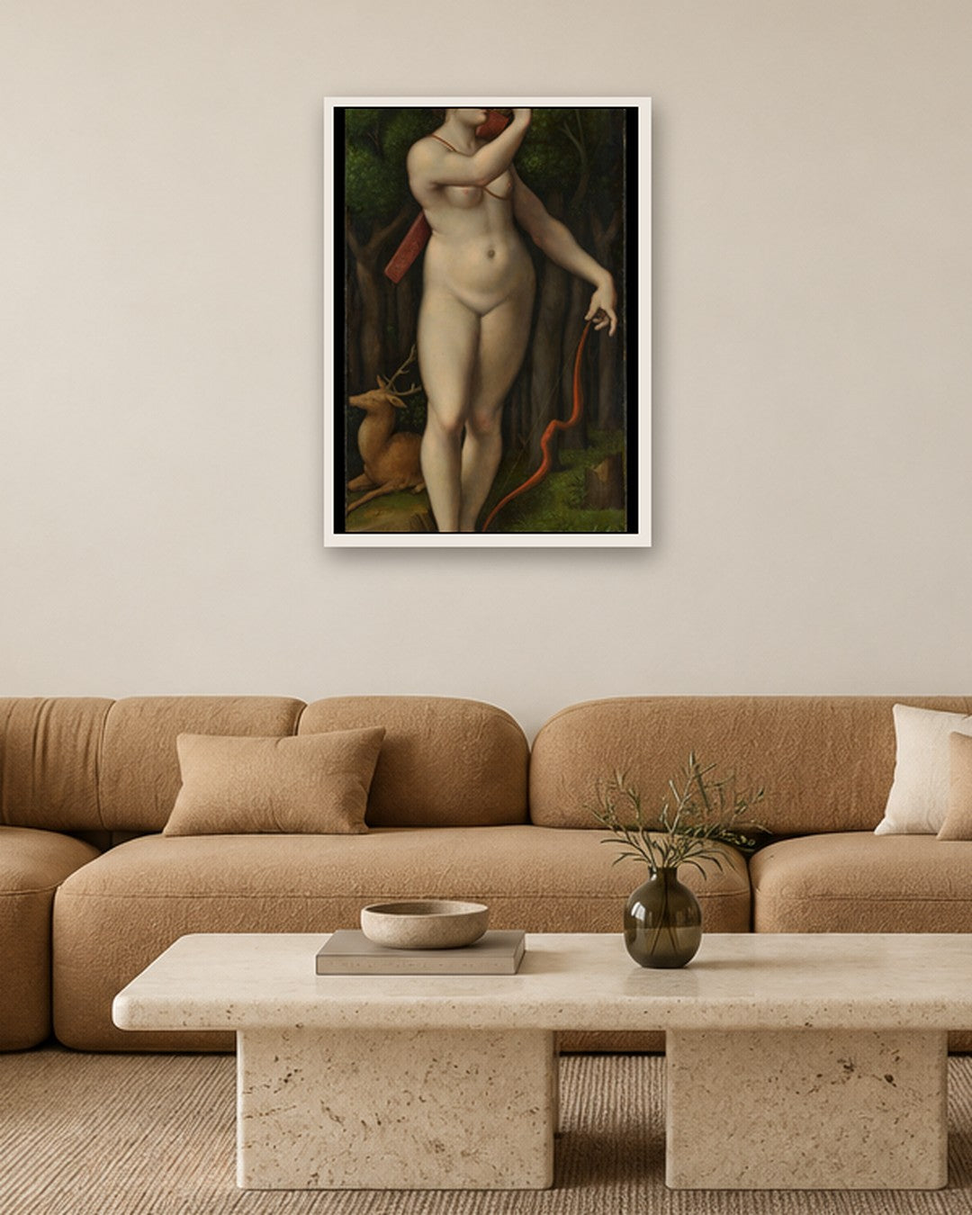 Renaissance Masters - Renaissance Masterpiece No. 138 - white frame in a room