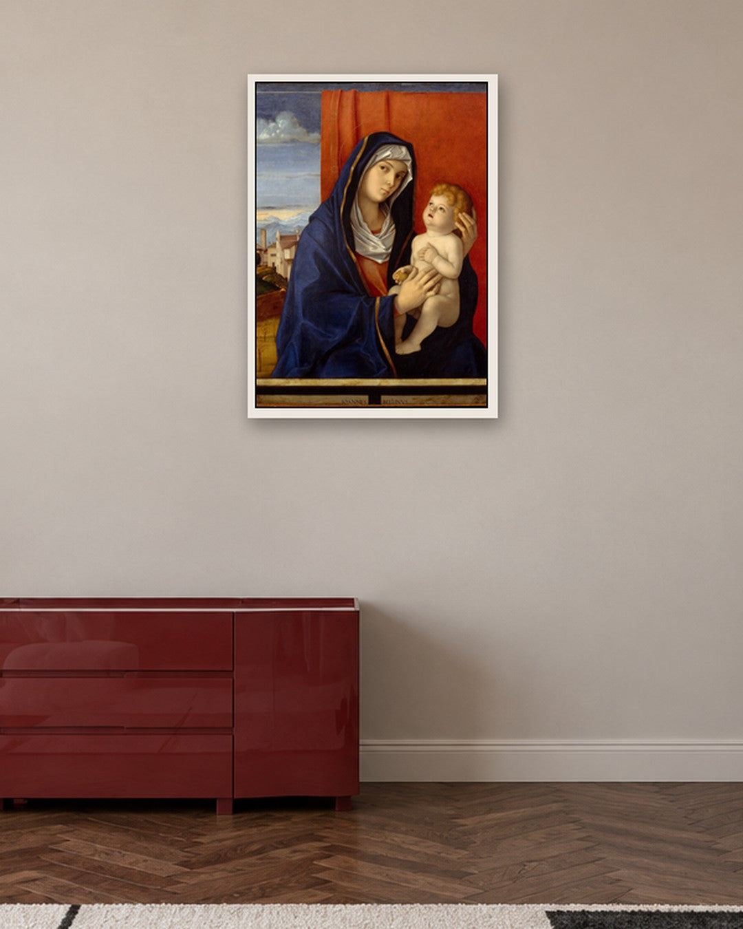 Renaissance Masters - Renaissance Masterpiece No. 141 - white frame in a room