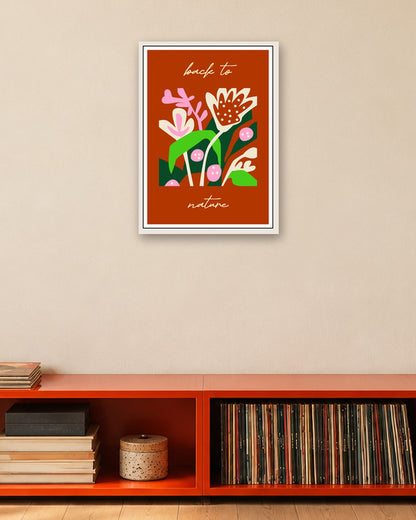 SENT Studio - Artistic Poster No. 27 - white frame in a room