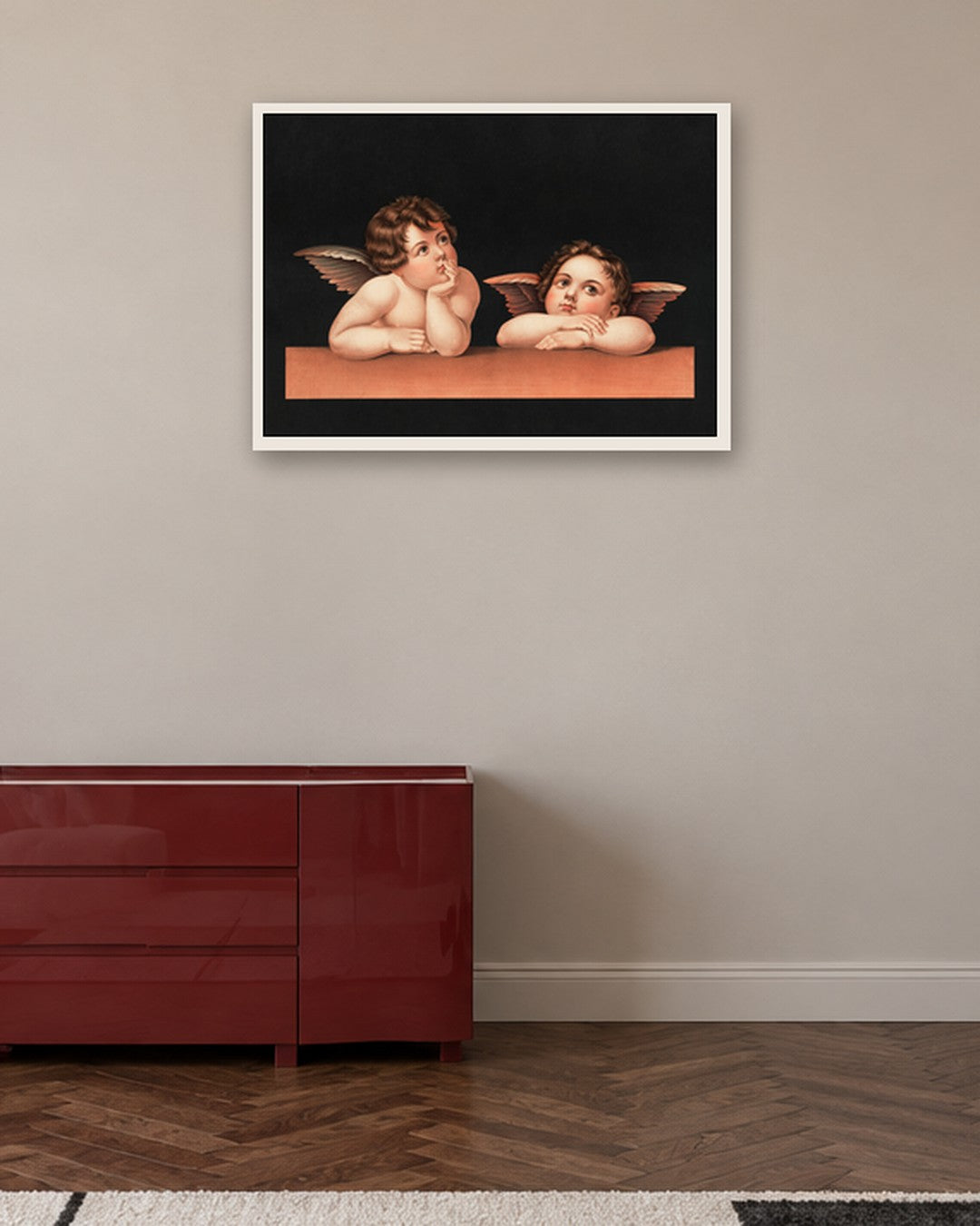 Renaissance Masters - Renaissance Masterpiece No. 264 - white frame in a room