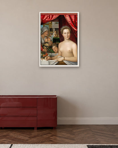 Renaissance Masters - Renaissance Masterpiece No. 40 - white frame in a room