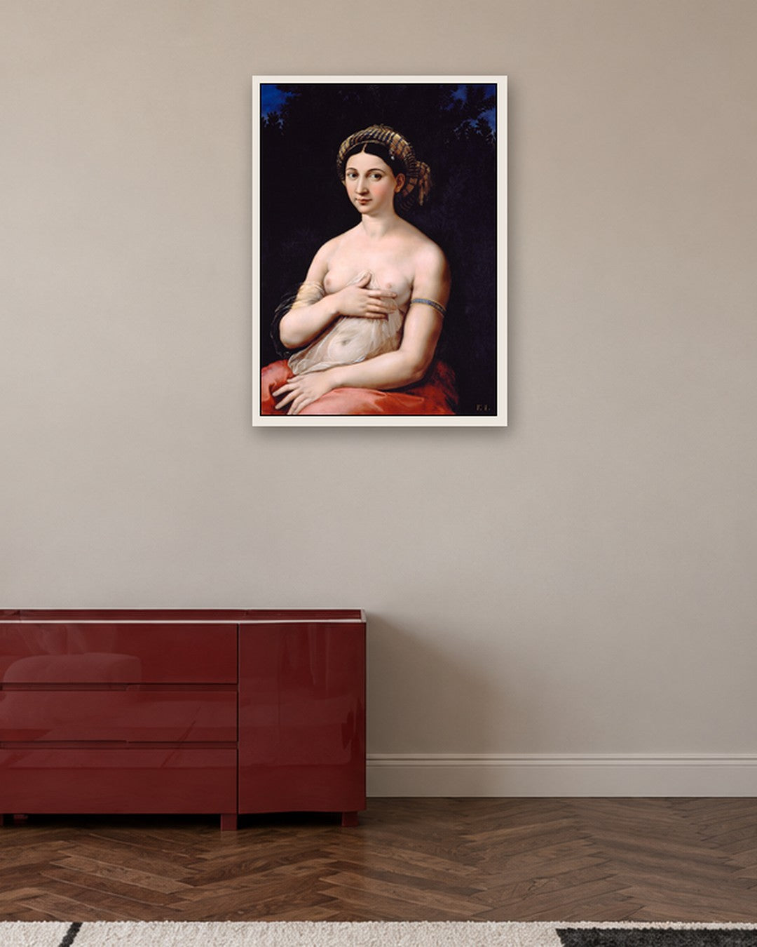 Renaissance Masters - Renaissance Masterpiece No. 312 - white frame in a room