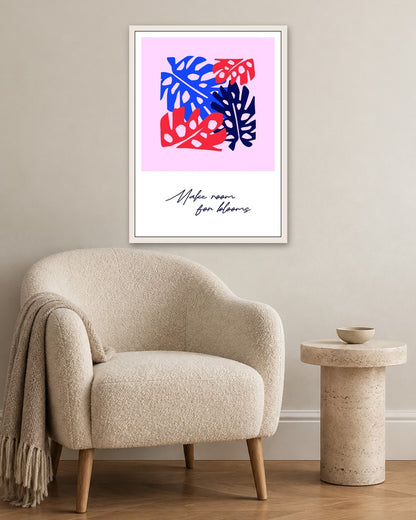 SENT Studio - Artistic Poster No. 16 - white frame in a room