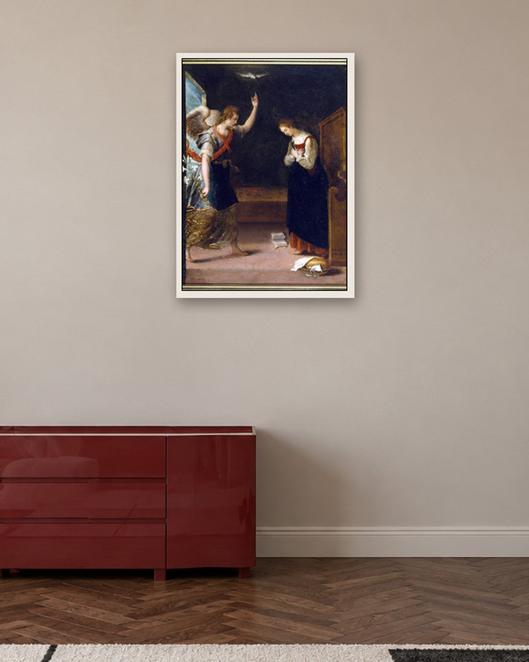 Renaissance Masters - Renaissance Masterpiece No. 48 - white frame in a room