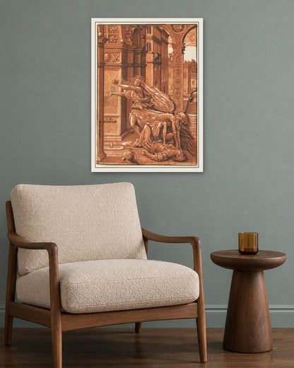 Renaissance Masters - Renaissance Masterpiece No. 86 - white frame in a room