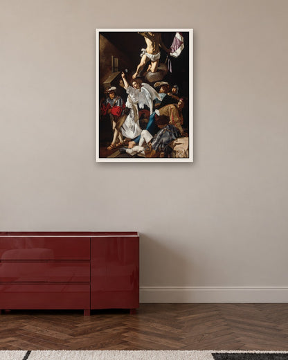 Renaissance Masters - The Resurrection - white frame in a room