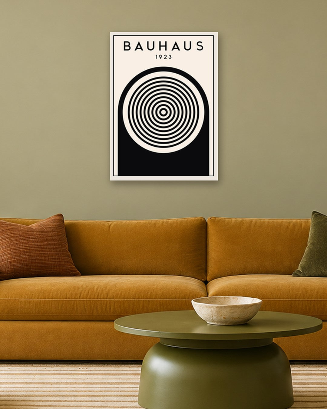 Bauhaus - Poster No. 48 - white frame in a room