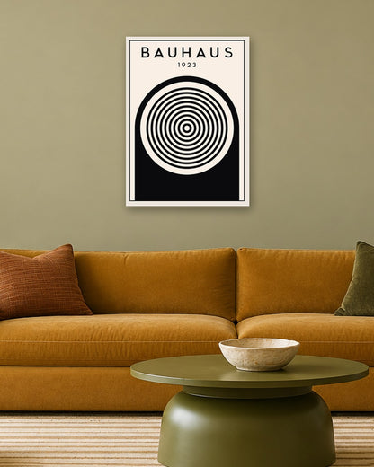 Bauhaus - Poster No. 48 - white frame in a room
