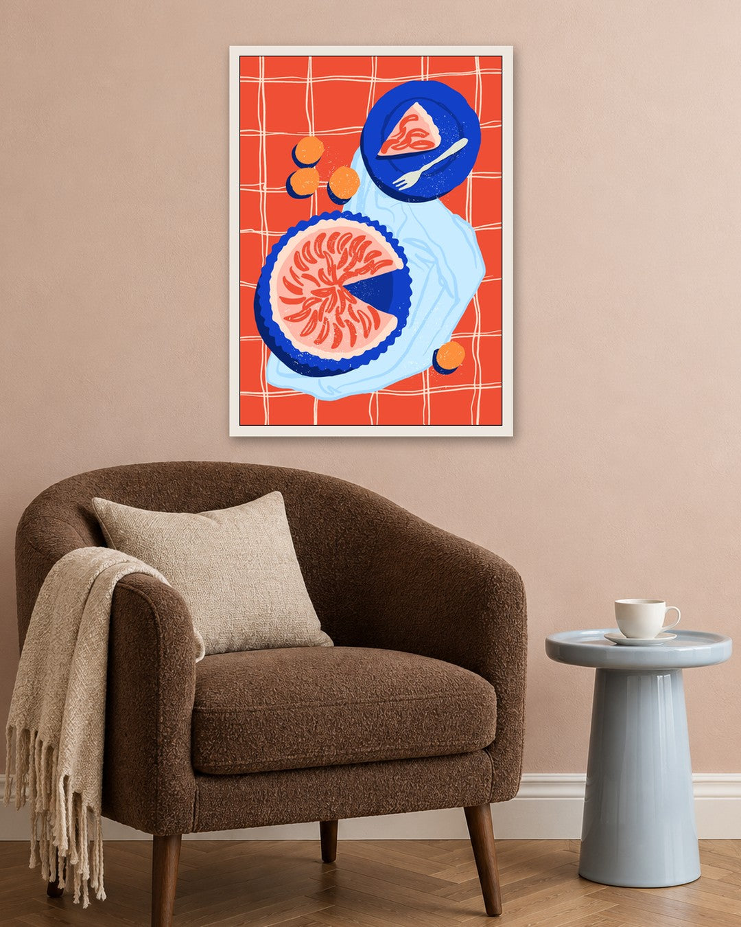 SENT Studio - Cravings Poster No. 15 - white frame in a room