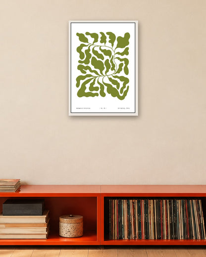 SENT Studio - Blooming Flowers Poster No. 26 - white frame in a room