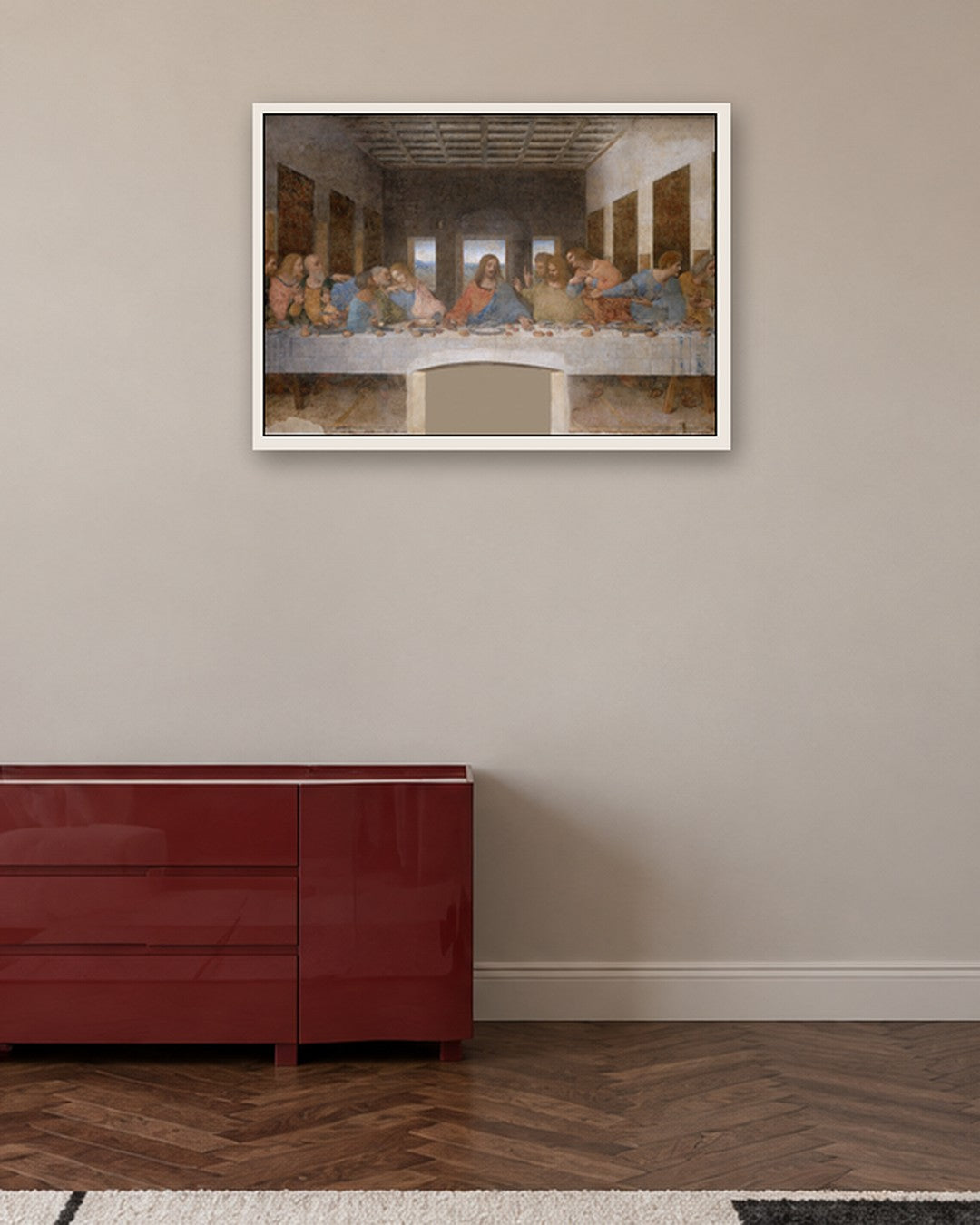 Renaissance Masters - Renaissance Masterpiece No. 238 - white frame in a room