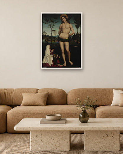 Renaissance Masters - Renaissance Masterpiece No. 56 - white frame in a room