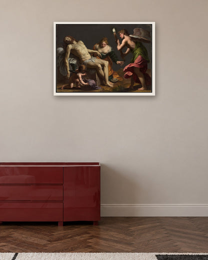 Renaissance Masters - Renaissance Masterpiece No. 101 - white frame in a room