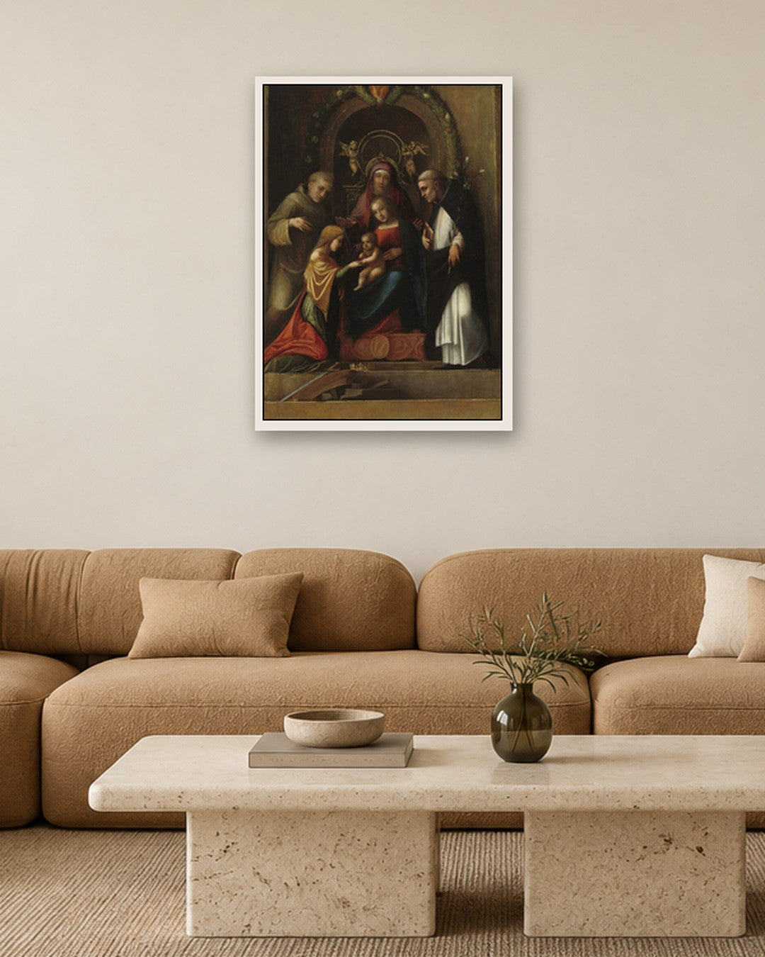 Renaissance Masters - Renaissance Masterpiece No. 410 - white frame in a room