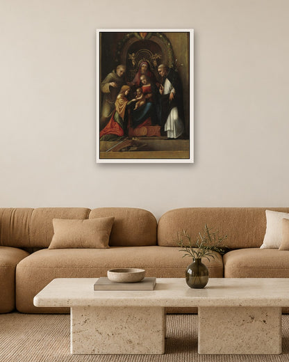 Renaissance Masters - Renaissance Masterpiece No. 410 - white frame in a room