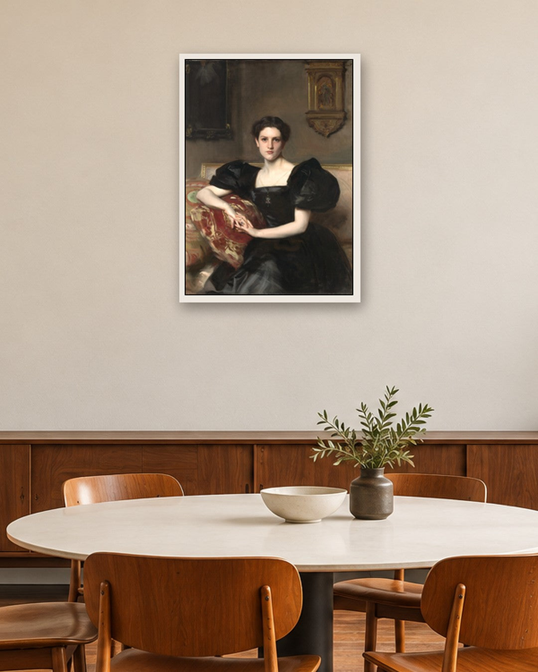 Renaissance Masters - Renaissance Masterpiece No. 175 - white frame in a room
