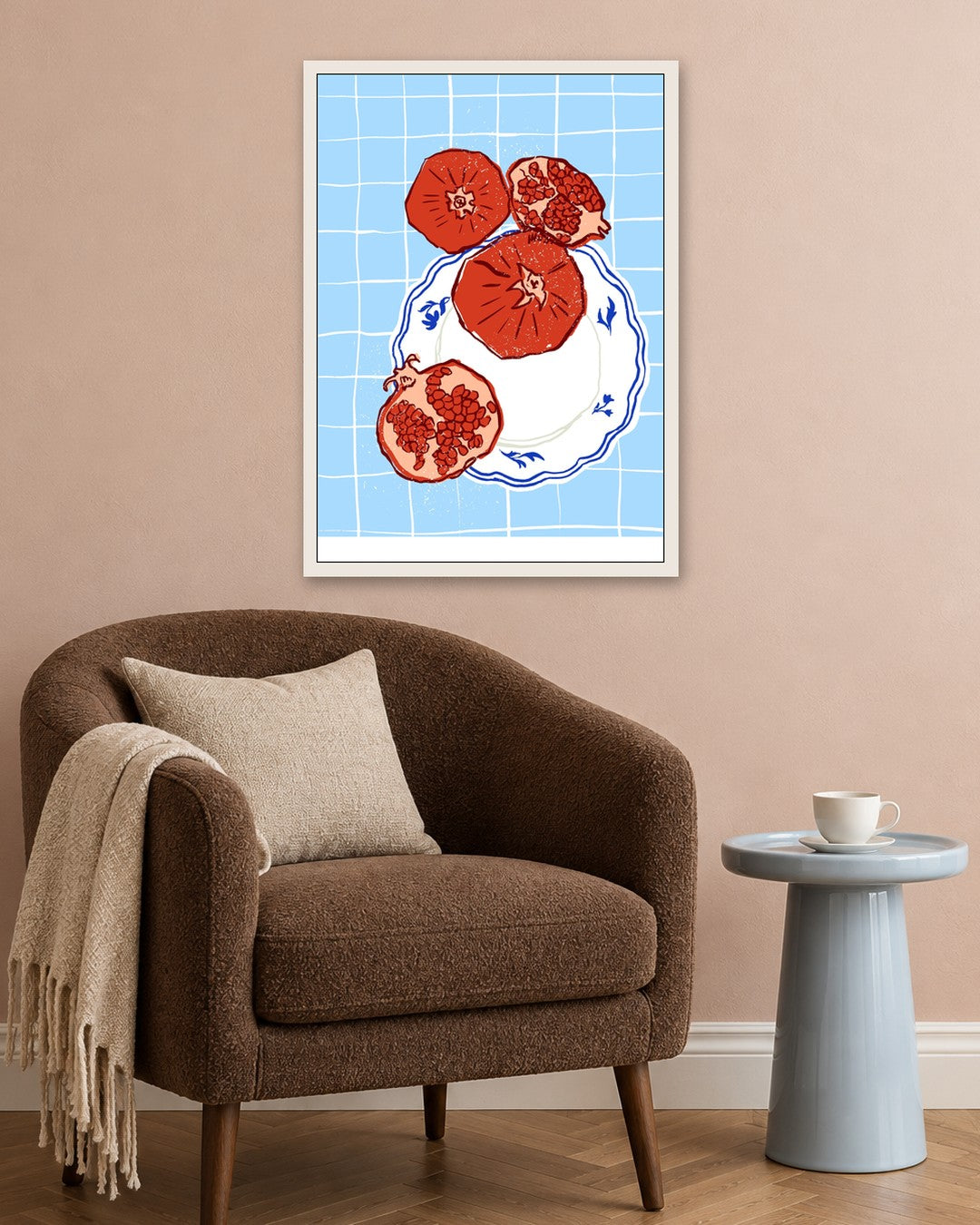 SENT Studio - Cravings Poster No. 26 - white frame in a room