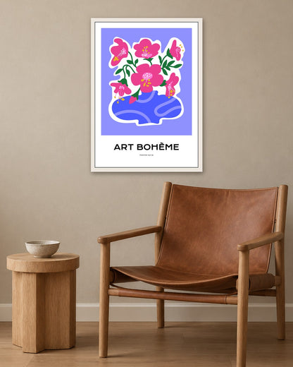 SENT Studio - Aesthetic Poster No. 36 - white frame in a room
