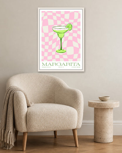SENT Studio - Cravings Poster No. 10 - white frame in a room