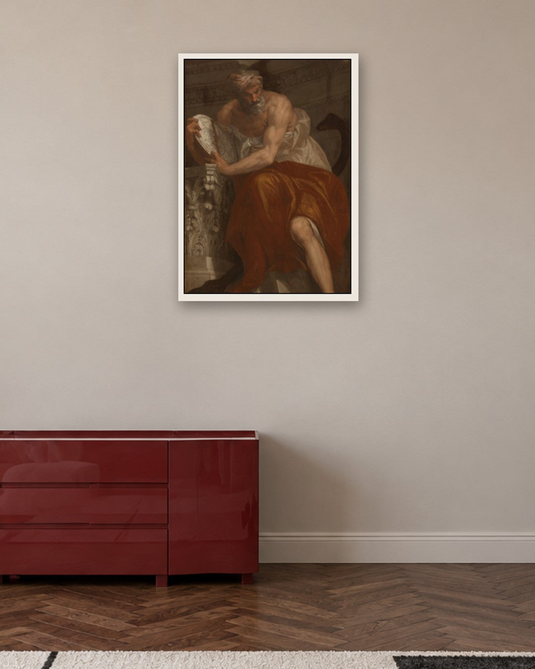 Renaissance Masters - Renaissance Masterpiece No. 31 - white frame in a room