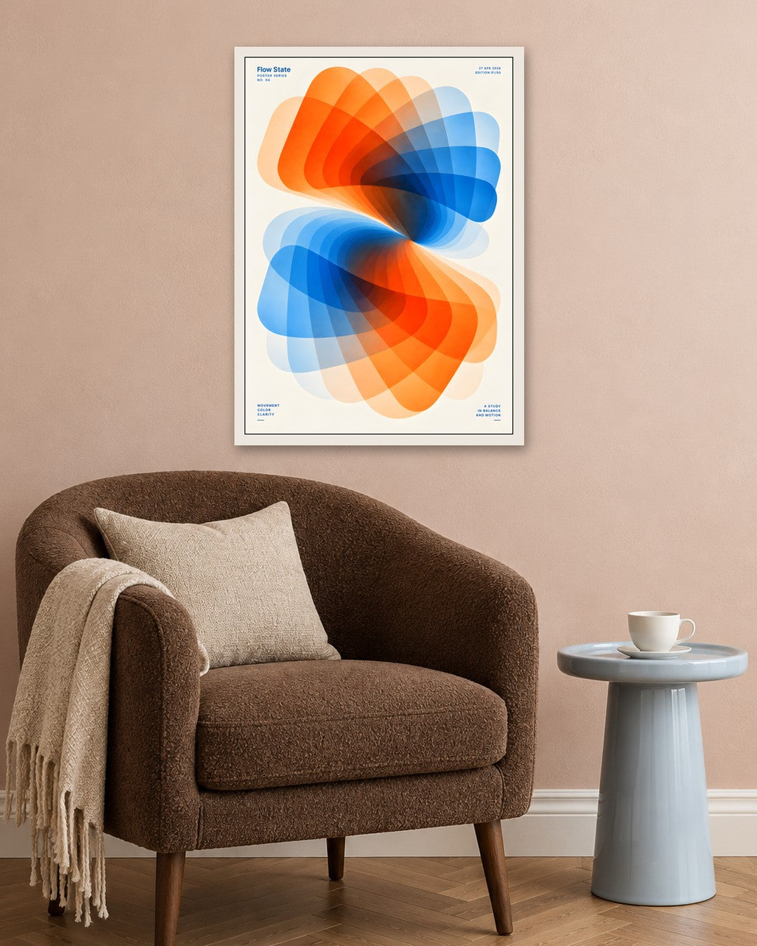 Felicity Hastings - Flow State - white frame in a room